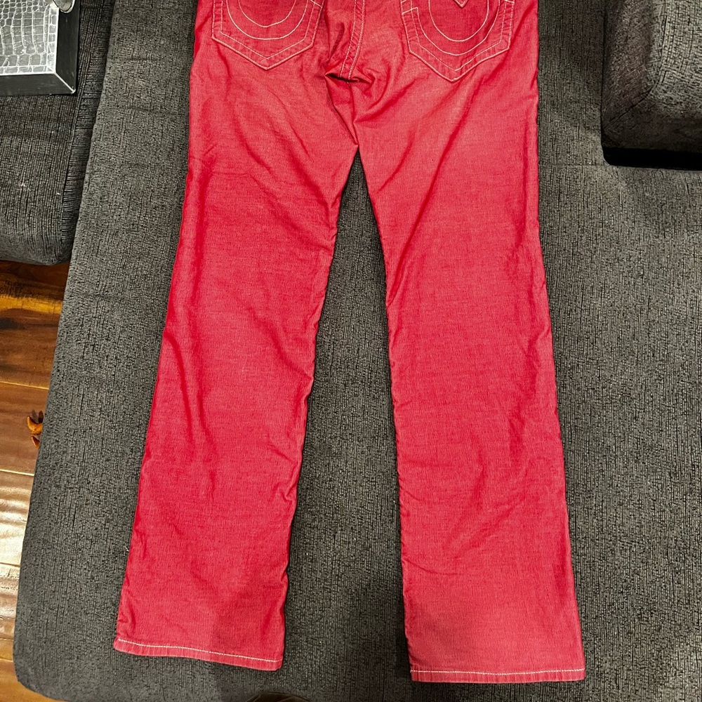 True religion straight corduroy pants men
